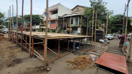 ganesh festival kolhapur Chandrayaan Lander and Kedarnath