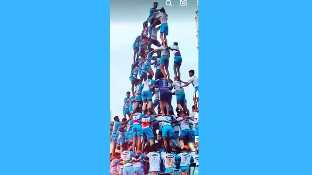 हुपरीत शिवसेनेची एक लाख एकावन्न हजारांची ‘लक्ष्य’ दहीहंडी Uddhav Balasaheb Thackeray Kolhapur District Dahi Handi