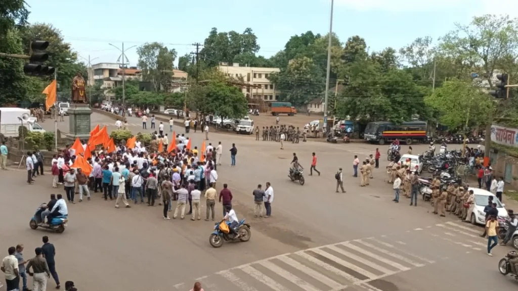 Jalna Maratha Andolan Kolhapur Bandh