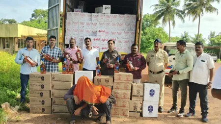 State Excise Department has seized foreign Goan-made liquor