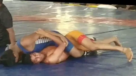 Four hundred and five wrestlers participated Karveer competition