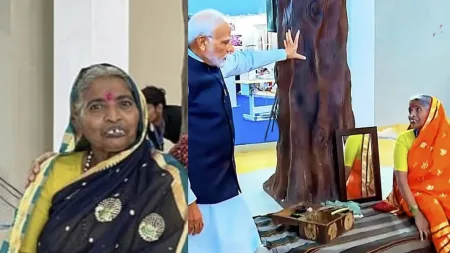 हाय की बरं हाय की…. ; पंतप्रधानांच्या कौतुकाने शांताबाई यादव भारावल्या… PM Narendra Modi praised Shantabai Yadav Gadhinglaj taluka