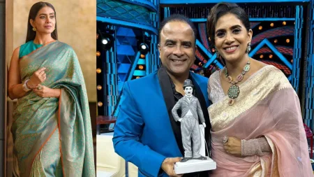 समीर चौघुलेंची सोनाली कुलकर्णीसाठी खास पोस्ट ; देवाने ज्यांच्या शरीरात काळजी ऐवजी… sonali kulkarni charline chapali gift by maharashtrachi hasyajatra