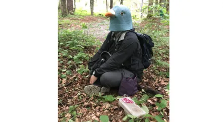 Mask worn for up to a year