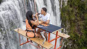 Enjoy your meal at a height of 295 feet