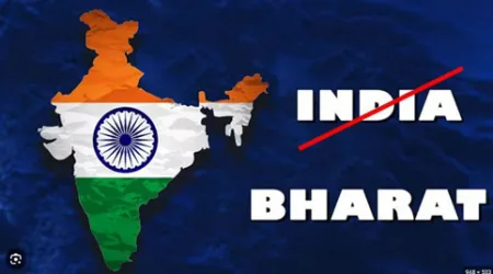 'Bharat' will stay...'India' will go