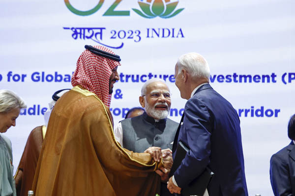 Declaration of India-Middle East-Europe Corridor