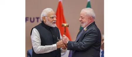 जी-20 चे अध्यक्षपद ब्राझीलकडे सुपूर्द