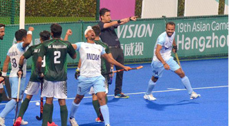 भारतीय हॉकी संघाचा पाकवर विक्रमी विजय Indian hockey team's record win over Pakistan