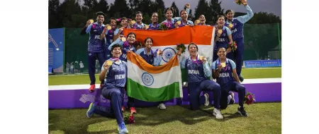 Gold for India in Shooting, Women's Cricket