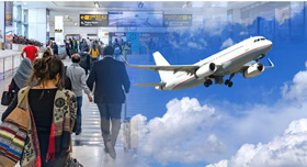 Air travel is expensive during festive season