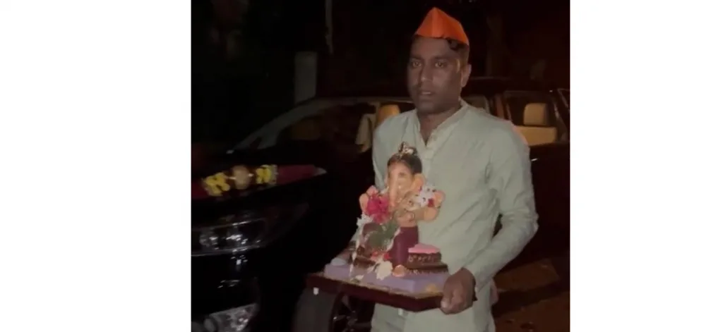 A sentimental farewell to Ganaraya who spent one and a half days in Khanapur