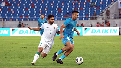 India lost to Iraq in penalty shootout