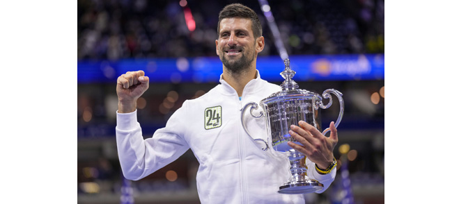 Djokovic's record 24th Grand Slam title,