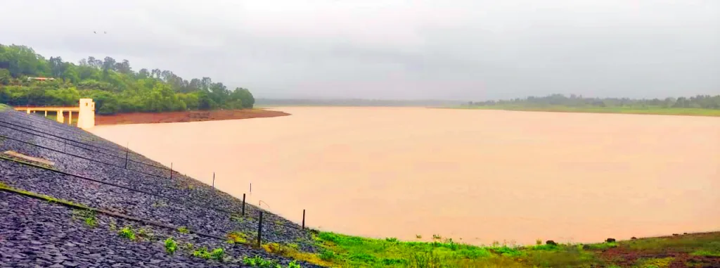 Water level of Raskop Reservoir stable