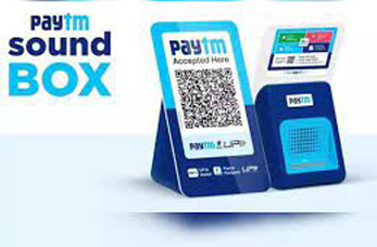 Card Soundbox device from Paytm in the market