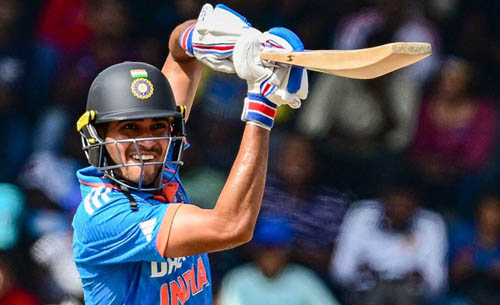 Gill jumps to second place in ODI rankings