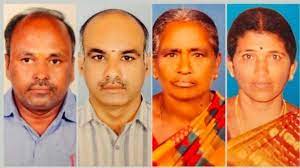 Brutal murder of 4 people from same family in Tamil Nadu