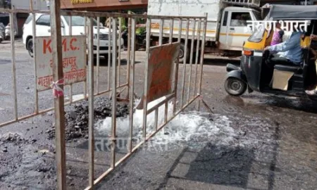 रंकाळा टॉवर येथे पाईपलाईनला गळती; हजारो लिटर शुद्ध केलेले पाणी वाया Kolhapur Rankala Tower