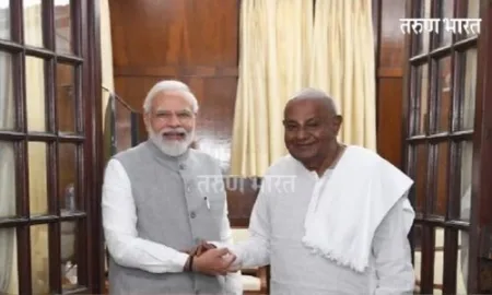 Karnataka : लोकसभेसाठी भाजप- जेडी(एस) युतीवर शिक्कामोर्तब; देवेगौडांच्या पक्षाला 4 जागा देण्यावर एकमत karnataka BJP JDS
