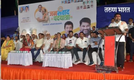kolhapur Jansamwad yatra Congress Satej patil