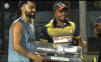 Virat got 'silver bat' in gold medal