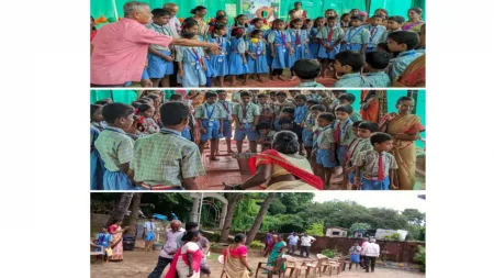 तोंडवळी शाळेत आजी- आजोबा दिवस साजरा