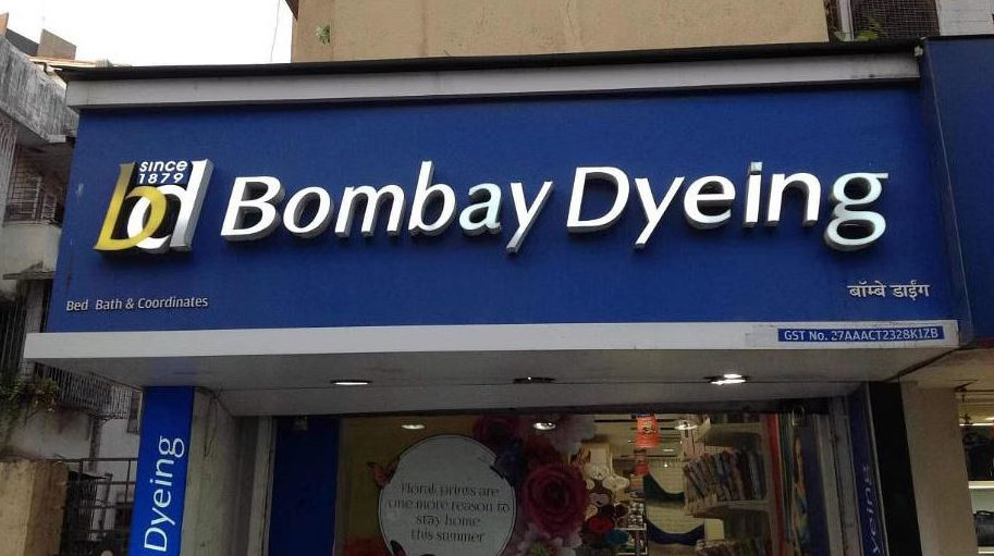 Bombay Dyeing's stock shined