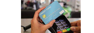 Spending on credit cards increased by 2.64 percent