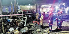 An explosion at a gelatin factory in Kakkanad, Kerala