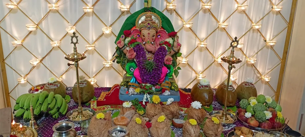 शहापूरच्या पोलीस ठाण्यातील गणेशोत्सवाला सुवर्ण महोत्सवाची परंपरा Golden festival tradition of Ganeshotsav in police station of Shahapur