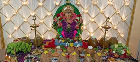 शहापूरच्या पोलीस ठाण्यातील गणेशोत्सवाला सुवर्ण महोत्सवाची परंपरा Golden festival tradition of Ganeshotsav in police station of Shahapur