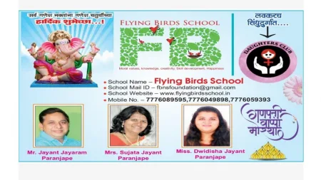 आपल्या पाल्यासाठी निवडा ही शाळा । फ्लायिंग बर्डस स्कूल