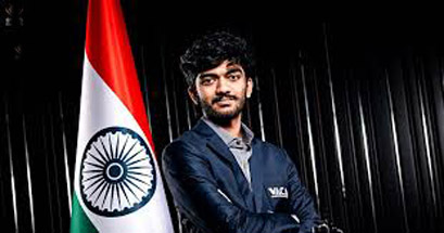 D. Gukesh became India's top chess player