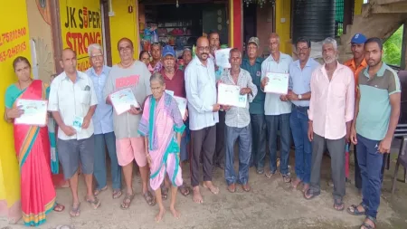 कलंबिस्त येथे आठ आदर्श शेतकऱ्यांचा गौरव !