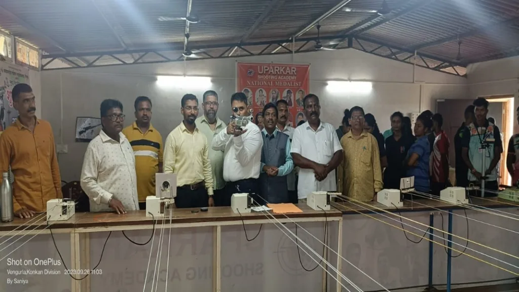 आंतर महाविद्यालयीन नेमबाजी स्पर्धेचे उद्घाटन