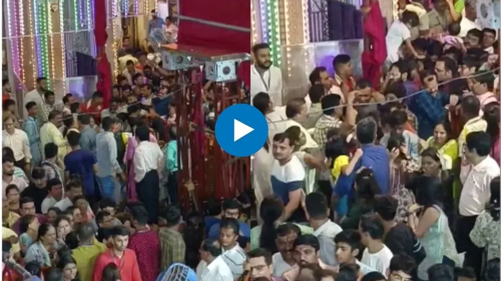 लालबाग राजाच्या मंडपात फ्री स्टाईल हाणामारी