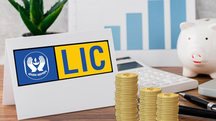 LIC shares soar