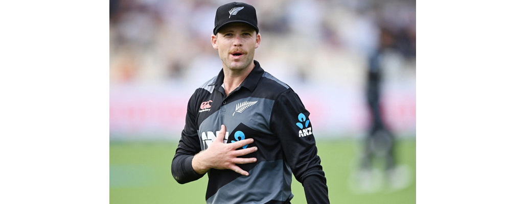 Ferguson as captain of the New Zealand team