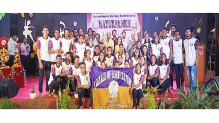 मयुरपंख २०२३ स्पर्धेत मुळदेच्या उद्यानविद्या महाविद्यालय संघाचे विजेतेपद