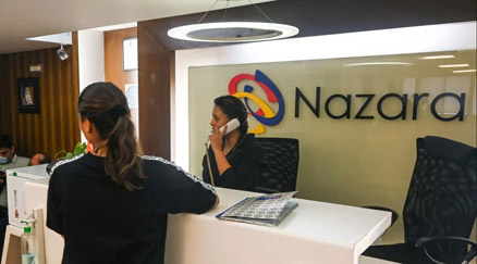 Shares of Nazara Technology rose