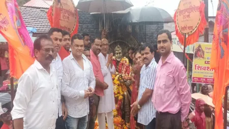 शिव शौर्य यात्रेचे राष्ट्रवादीतर्फे सावंतवाडीत जंगी स्वागत