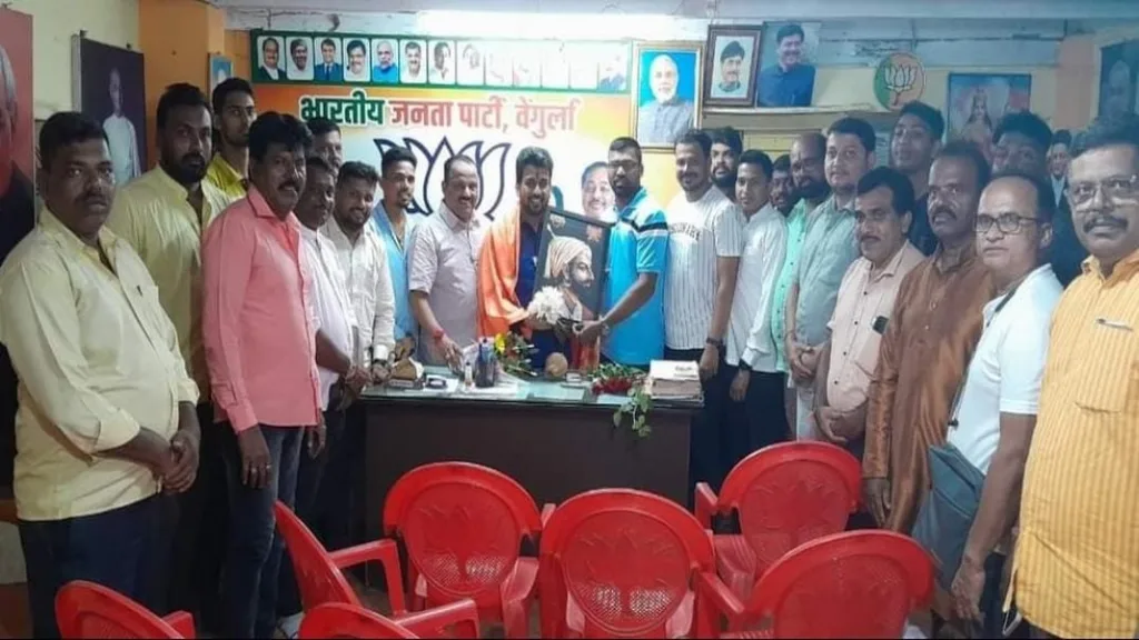 प्रथमेश तेली यांचा वेंगुर्ले भाजपाच्या वतीने सत्कार