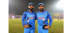 वनडे सामन्यात सर्वात जलद 5000 धावा करणारी रोहित-विराटची हिट जोडी Rohit-Virat hit duo to score fastest 5000 runs in ODIs