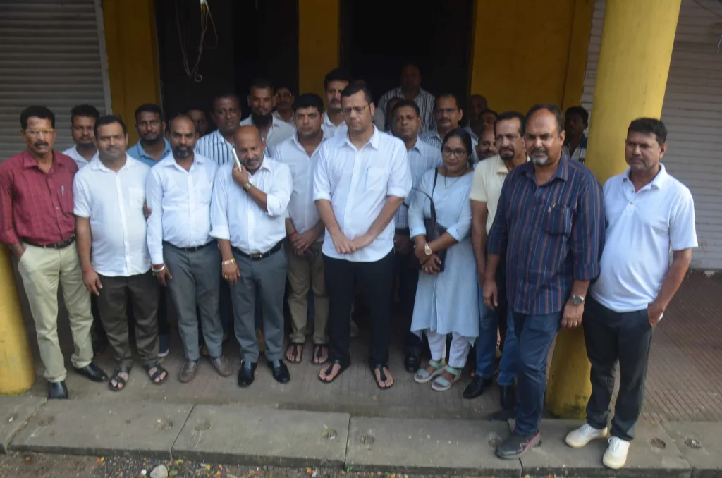 BJP protested by Congress