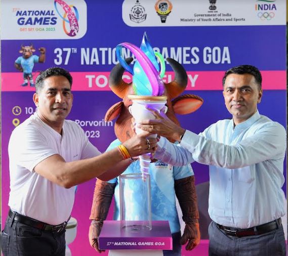 Inauguration of Torch Relay of National Sports Competition