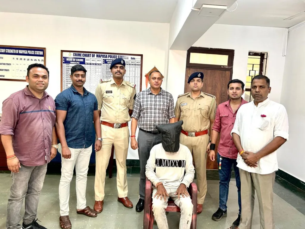 Mhapasa police seized ganja