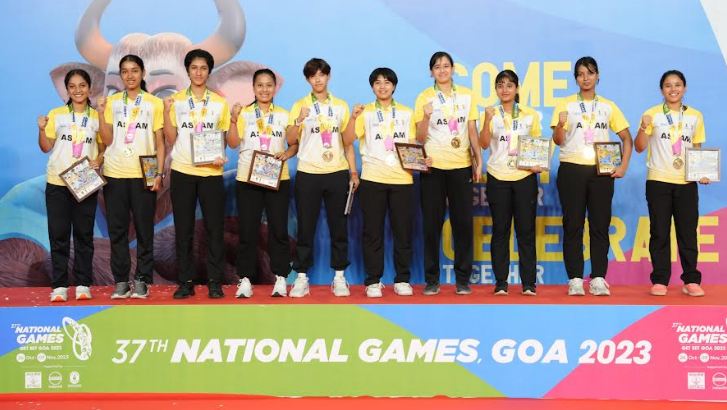 राष्ट्रीय क्रीडा स्पर्धेतील बॅडमिंटनचे सांघिक सुवर्ण आसाम व कर्नाटकला