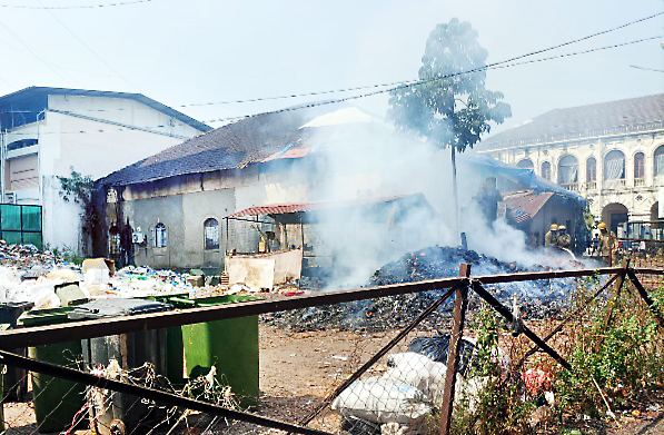 Empire of dry waste in Margaon area