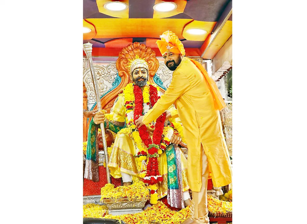 शिवशौर्य यात्रेचे जुने गोवे येथे भव्य स्वागत Grand reception of Shiv Shaurya Yatra in Old Goa